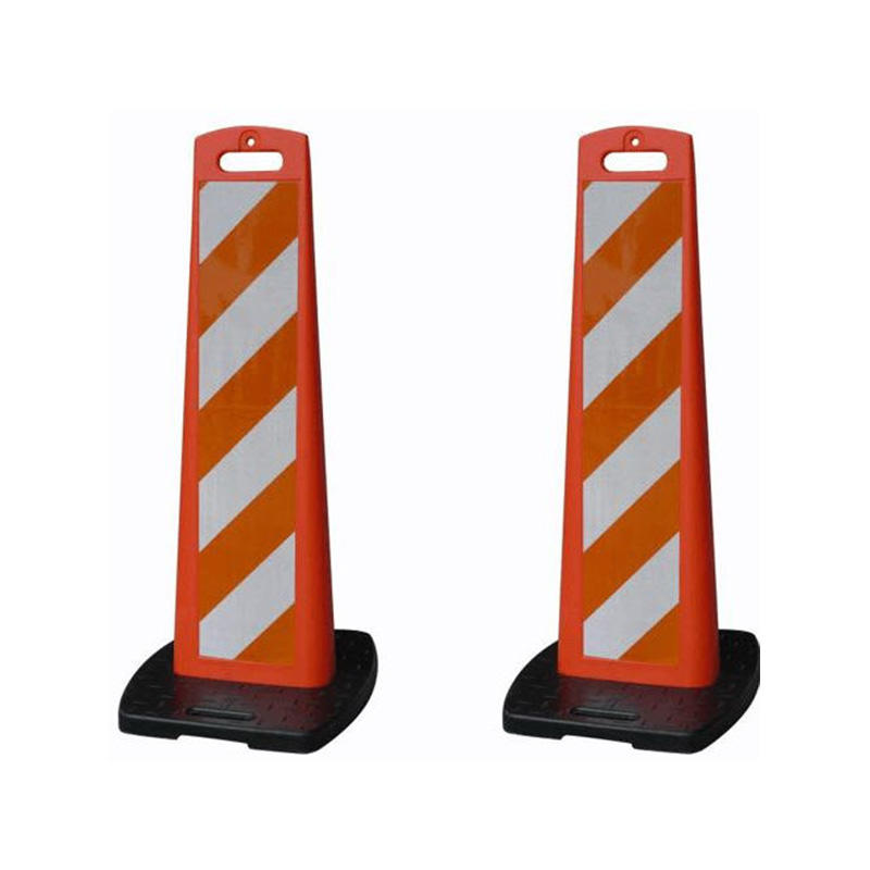 PE пластиковые светоотражающие баррикады управления движением предупреждающие разграничительные доски, дорожные вертикальные панели для движения